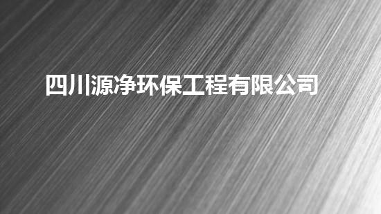 四川源净环保工程有限公司