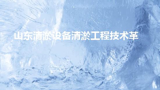 山东清淤设备清淤工程技术革新：关键步骤揭秘！