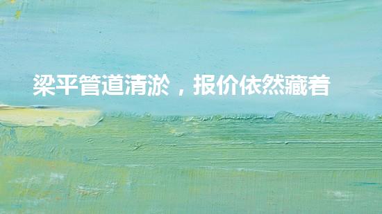 梁平管道清淤，报价依然藏着猫腻？速来一探究竟！