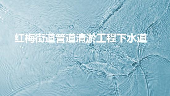 红梅街道管道清淤工程下水道堵塞？试试那个方法！